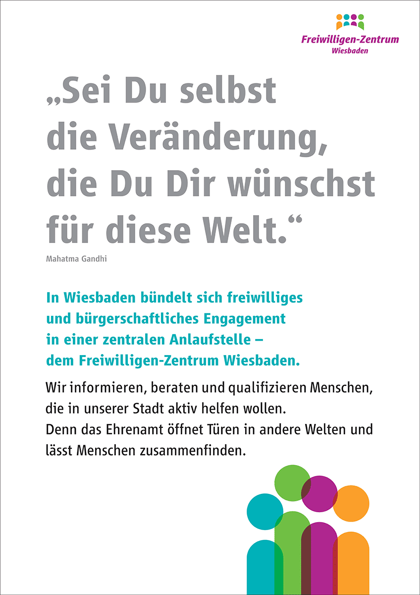 Poster A1 – Zitat Mahatma Gandhi