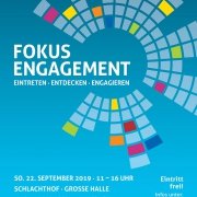 Plakat Fokus Engagement am 22.9.2019