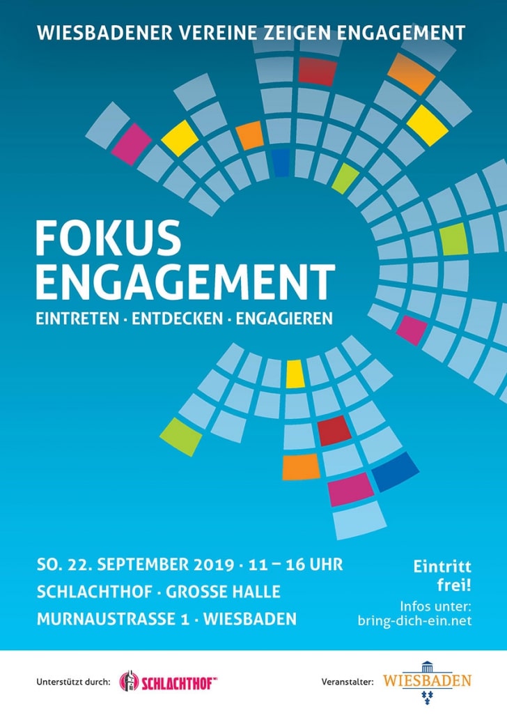 Plakat Fokus Engagement am 22.9.2019