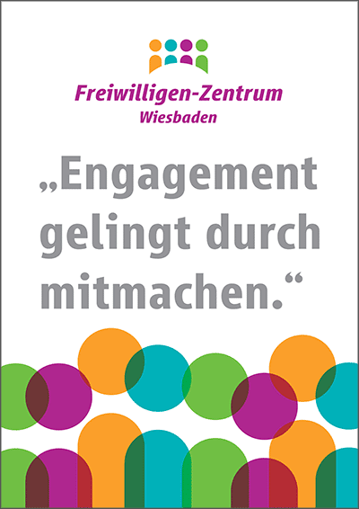 Poster DIN A1 "Engagement gelingt durch mitmachen."